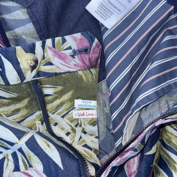 Scotch & Soda Men’s Size 36 Twilt Loose Fit Hawaiian Floral Shorts NWT Tropical - Picture 5 of 7